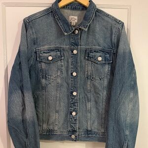 J CREW DENIM Women’s Jean jacket Size XXL EUC